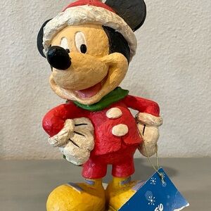 Disney Mickey Mouse Brass Key Keepsakes Christmas Figurine.